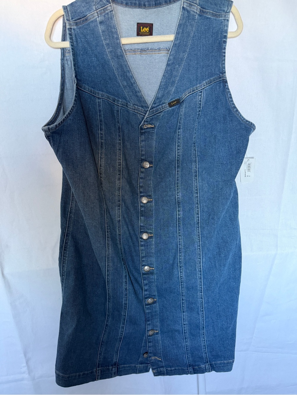 Lee Women’s Denim mini Dress NWT XXL